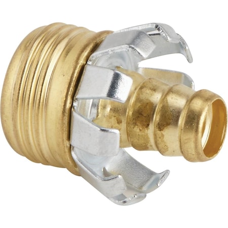 Best Garden 1/2 In. Male Brass Hose Coupling Mender GB-002